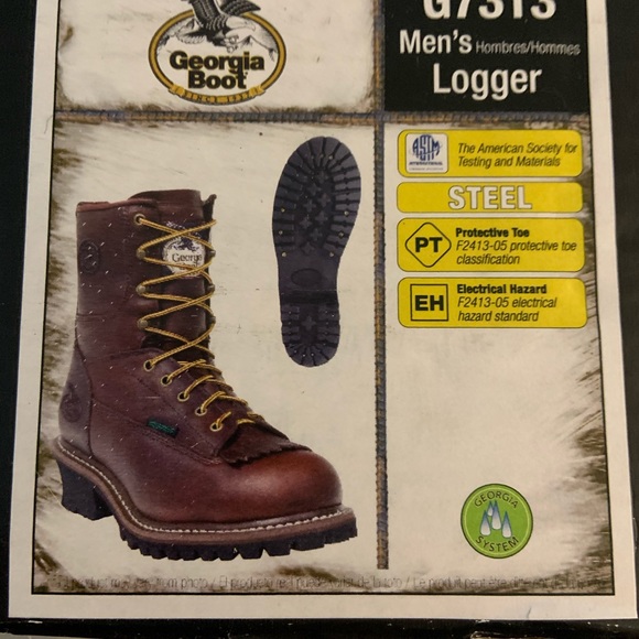 georgia boots steel toe lace up
